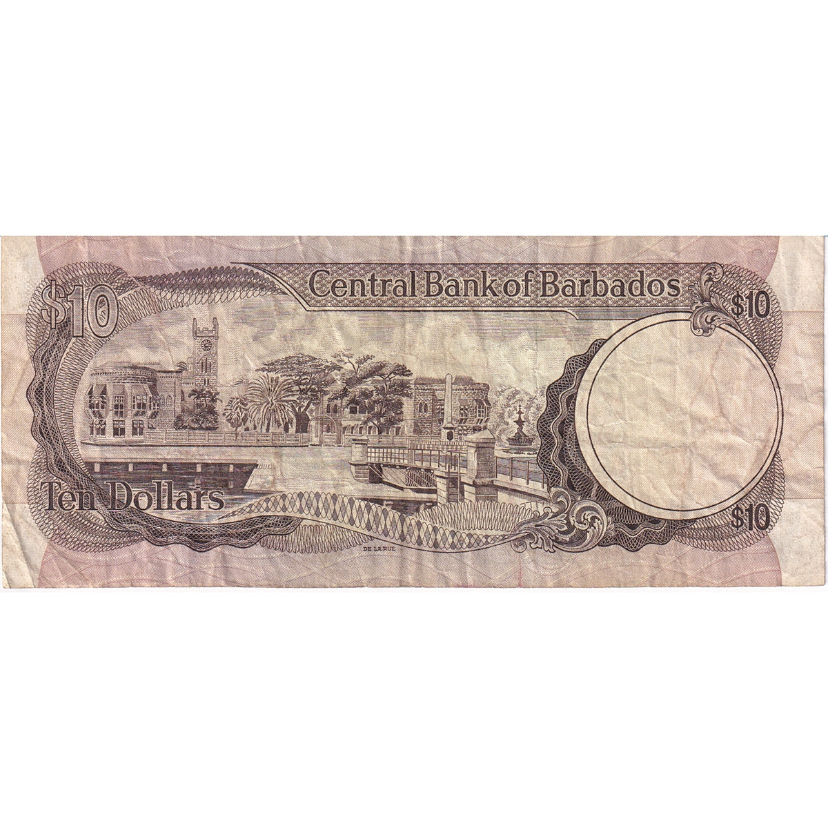 Barbados Note 1973 10 Dollars, VF