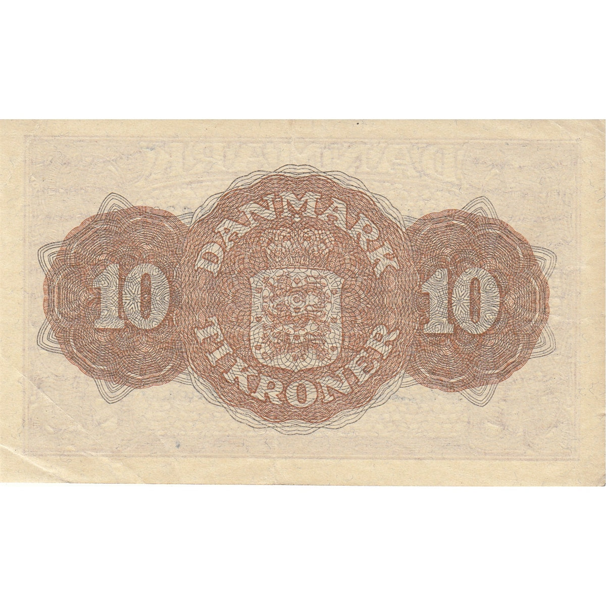 Denmark Note 1944 10 Kroner, EF