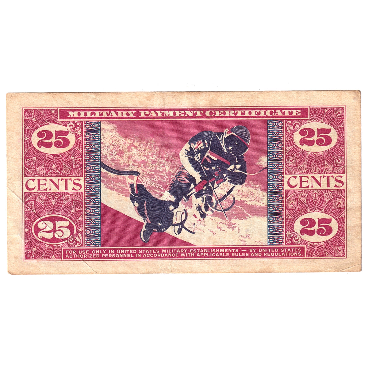 USA 1969-70 25-cent Series 681 KL#M77, Extra Fine