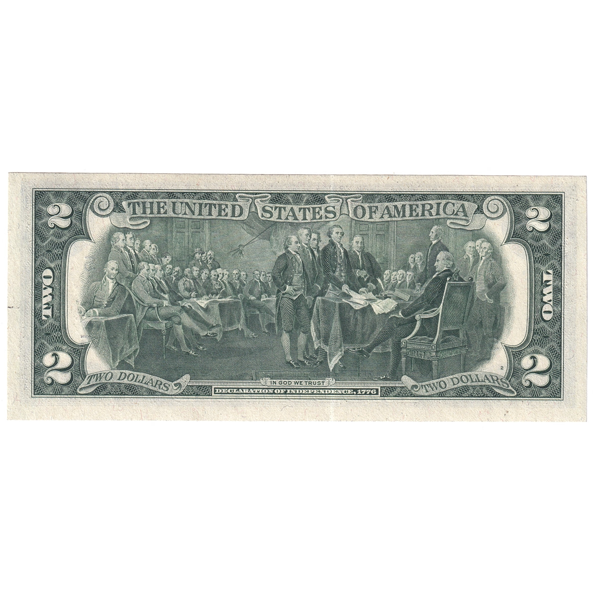 USA 1976 $2 Note, FR #1935E, Neff-Simon, Richmond, UNC