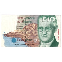 Ireland 1995-97 10 Pound Note, E157, VF-EF