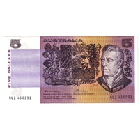 Australia 1974 5 Dollar Note, Pick #44b2, AU