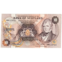Scotland 1983 Bank of Scotland 10 Pound Note, SC134c, EF