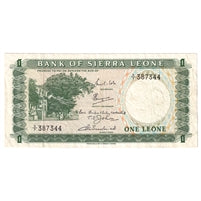 Sierra Leone 1969 1 Leone Note, Pick #1b, VF