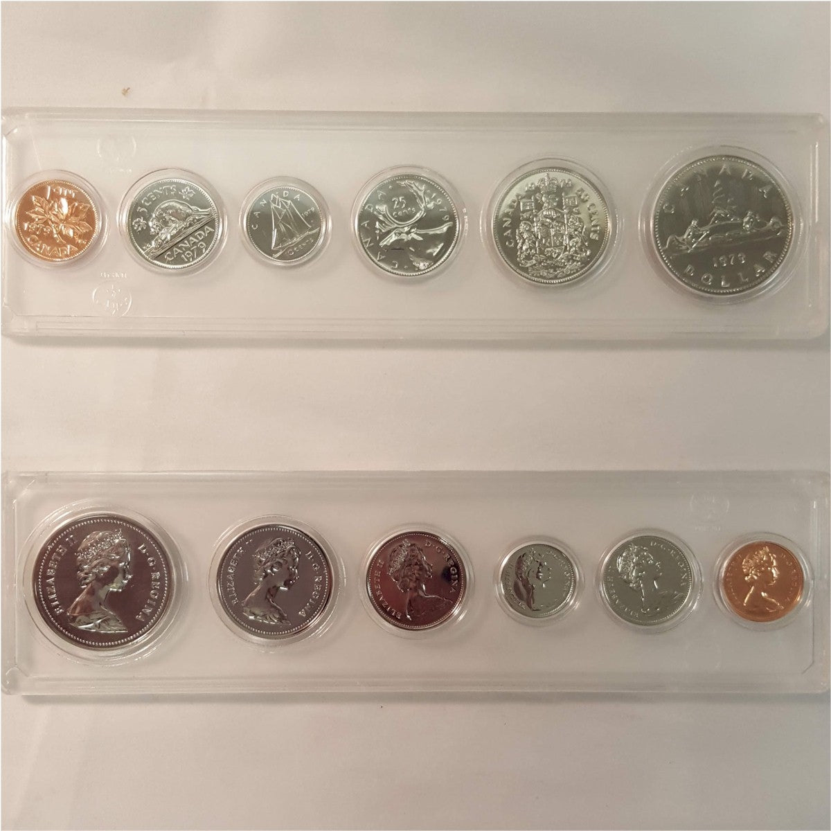 1979 Canada 6-coin Year Set in Snap Lock Case