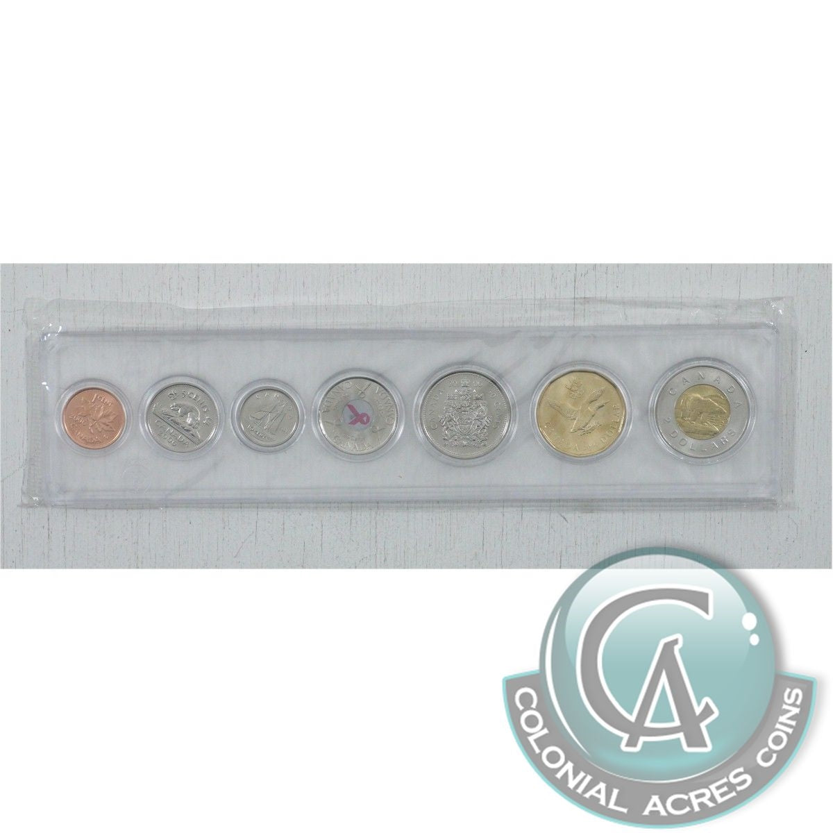 2006 Canada 7-coin Year Set in Snap Lock Case