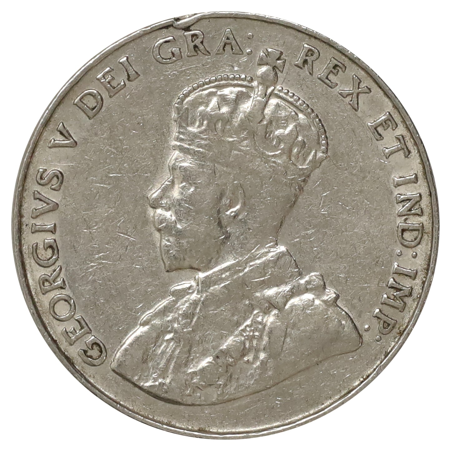 1936 Canada 5-cents Very Fine (VF20) Scratched, Cleaned or Impaired