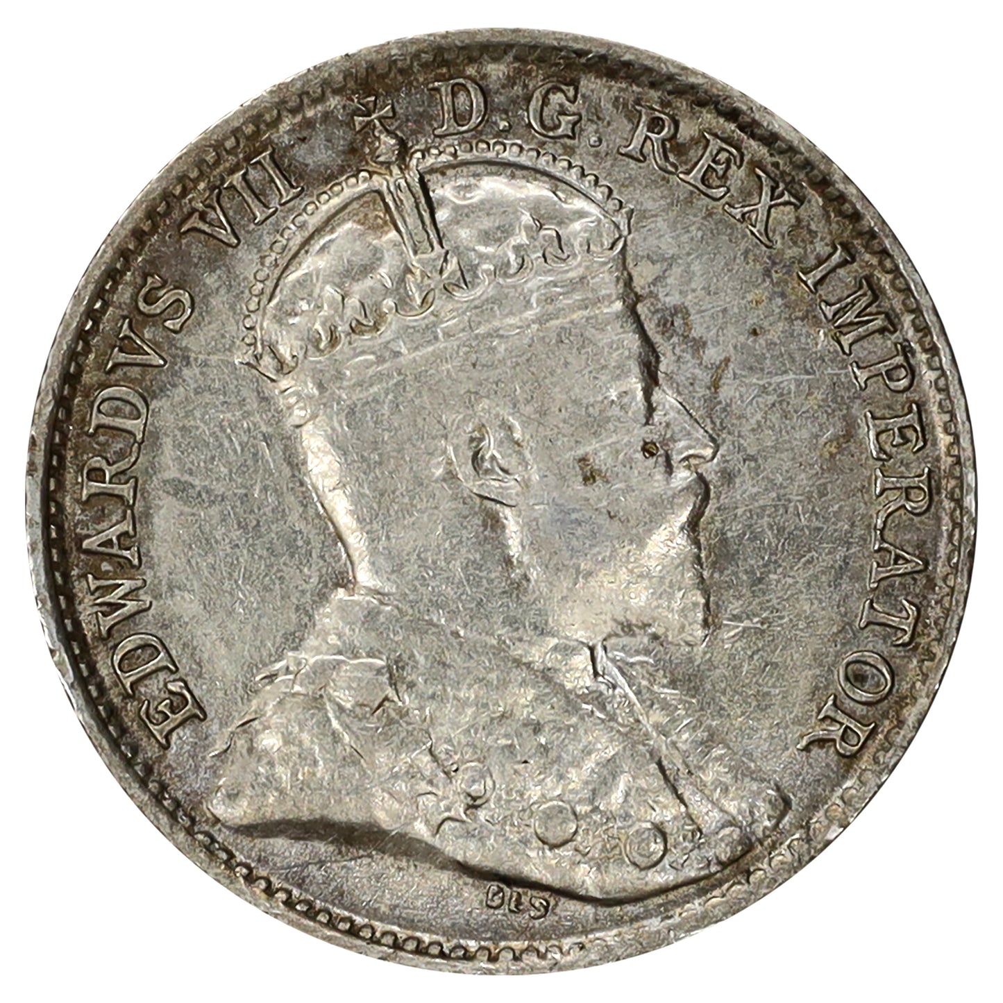 1904 Canada 5-cents Extra Fine (EF40) Scratched, Cleaned, or Impaired