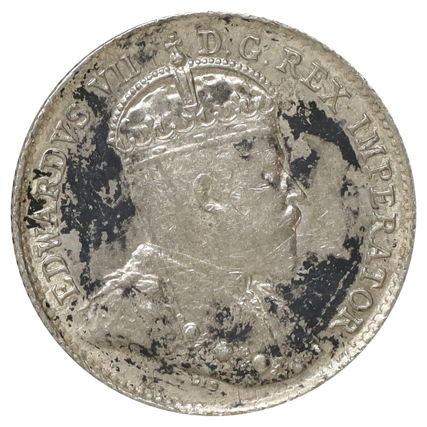 1907 Canada 5-cents Extra Fine (EF40) Scratched, cleaned, or impaired