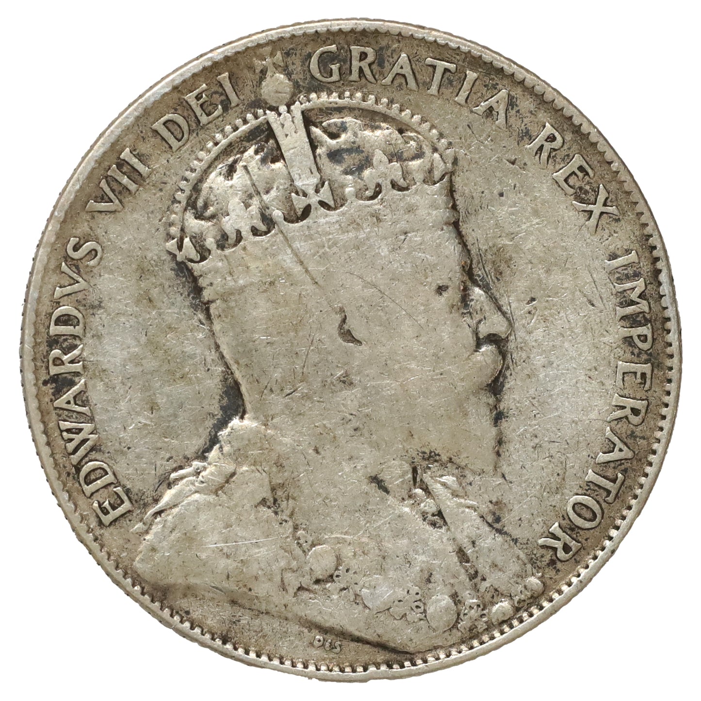 1907 Canada 50-cents VG-F (VG10) Scratched