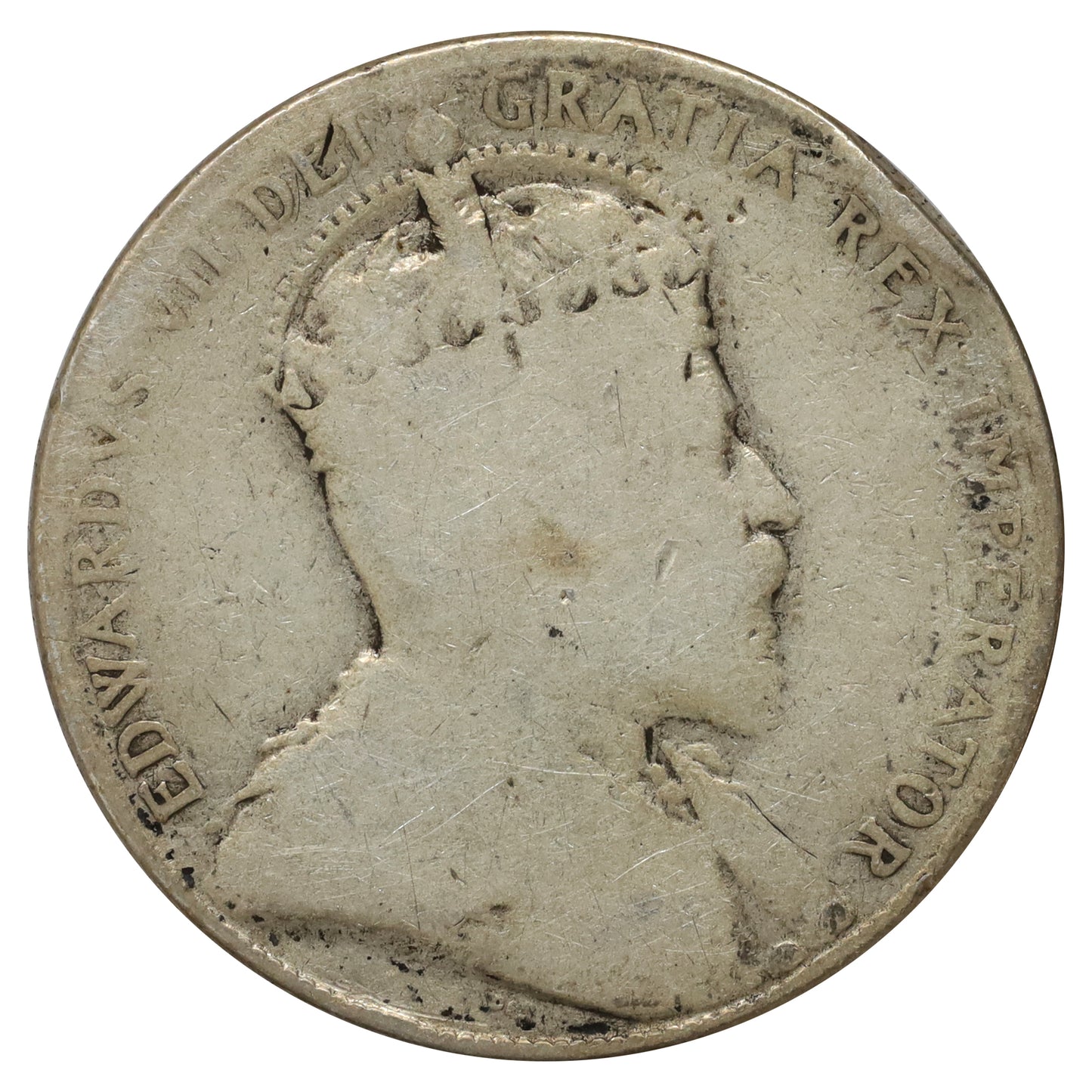 1907 Canada 50-cents Good (G4) Scratched, nicks, or impaired