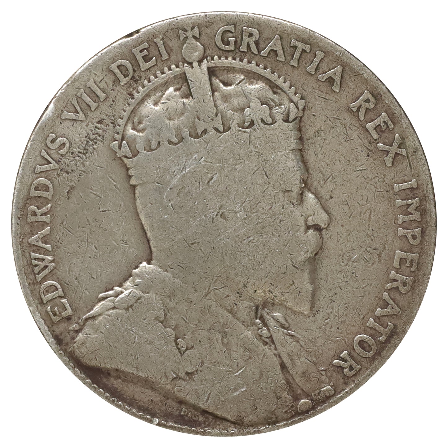 1908 Canada 50-cents G-VG (G6) Nicks, cleaned, or impaired