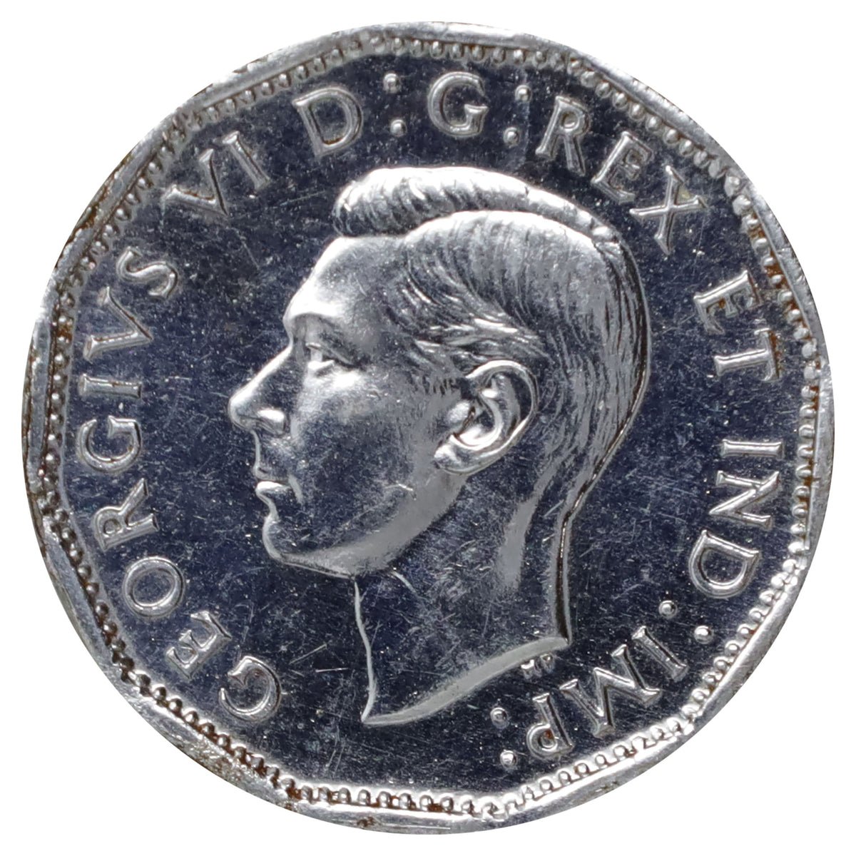 1944 Canada 5-cents UNC+ (MS62) Scratched, marks, or impaired