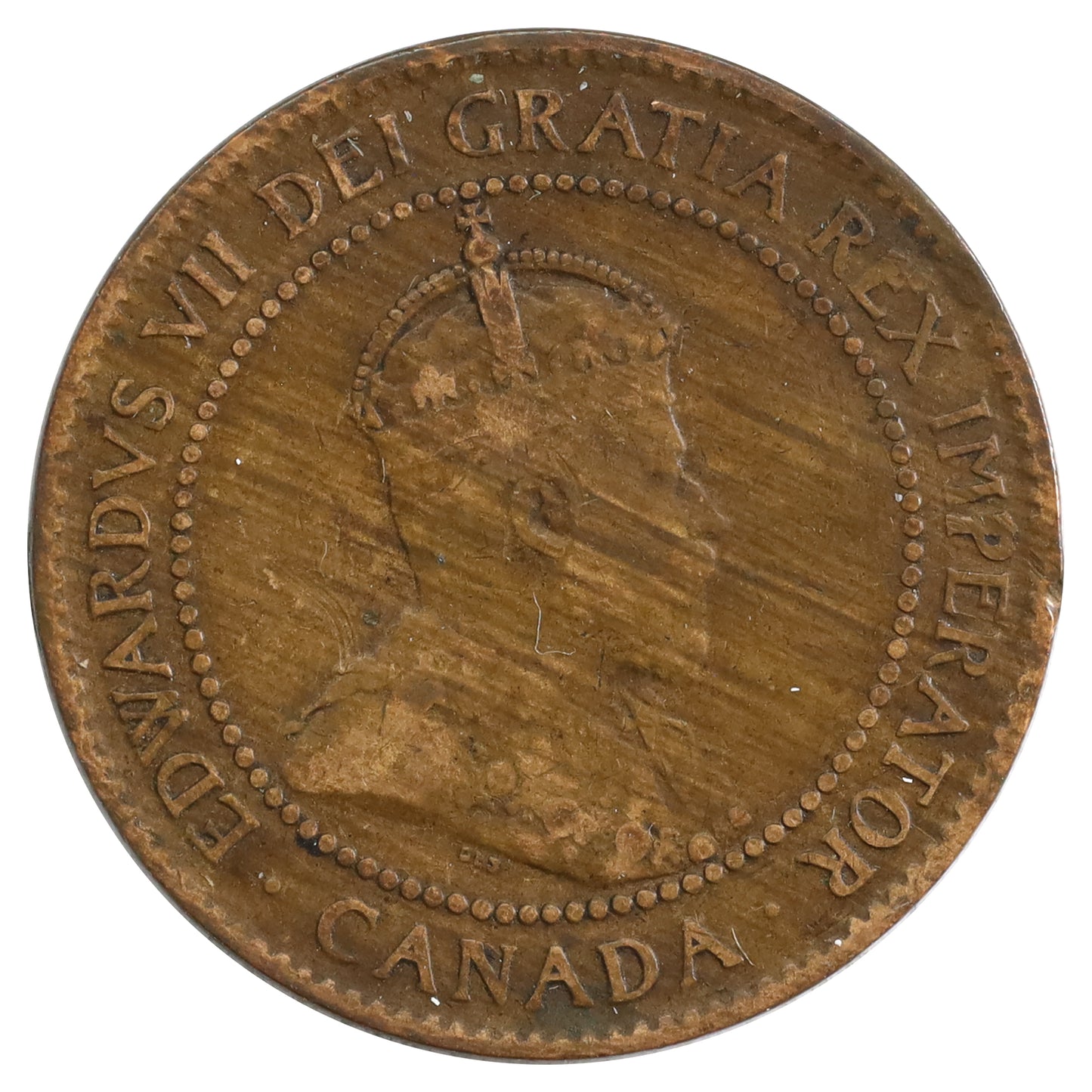 1903 Canada 1-cent VG-F (VG10) Scratched, toned, or impaired