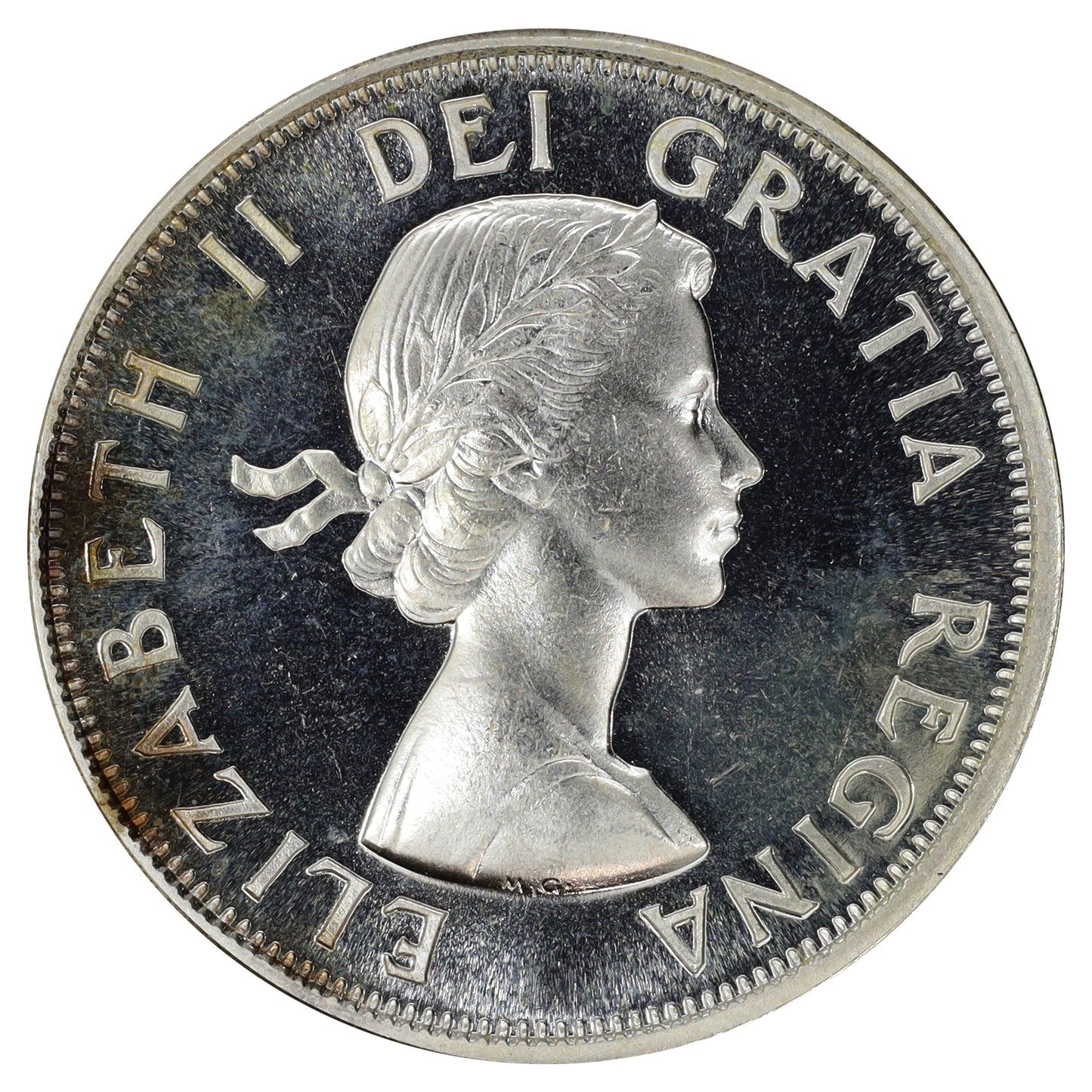 1964 Canada 50-cents Proof Like (Spots, scratched, or impaired)