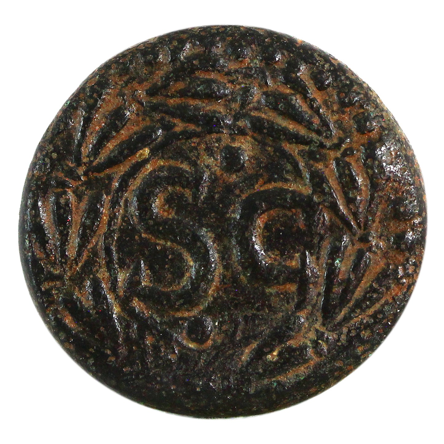 Ancient Roman Syria 41-54AD Antioch Mint Claudius AE 25 Very Fine (VF20) $