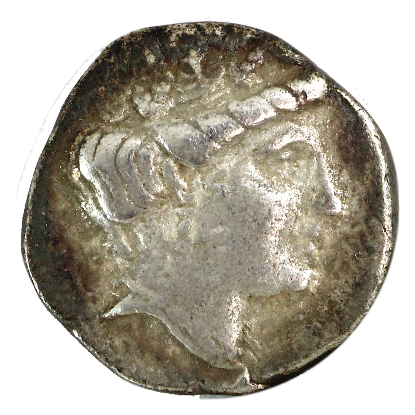 Ancient Greece 196-168BC Histiaia Euboea Silver Tetrobel VF-EF (VF30) $