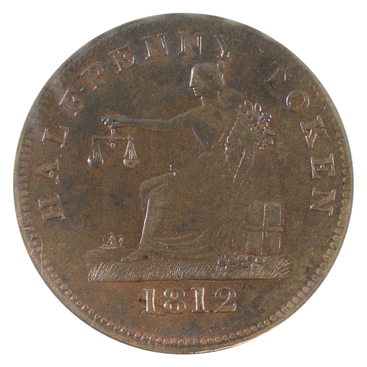 LC-48-17 1812 Lower Canada Tiffin Token UNC+ (MS62)