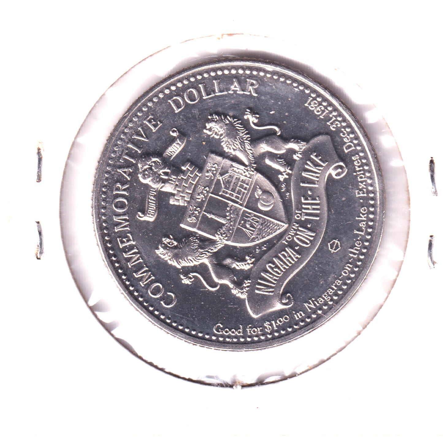1981 Niagara-on-the-Lake, ON Commemorative Trade Dollar