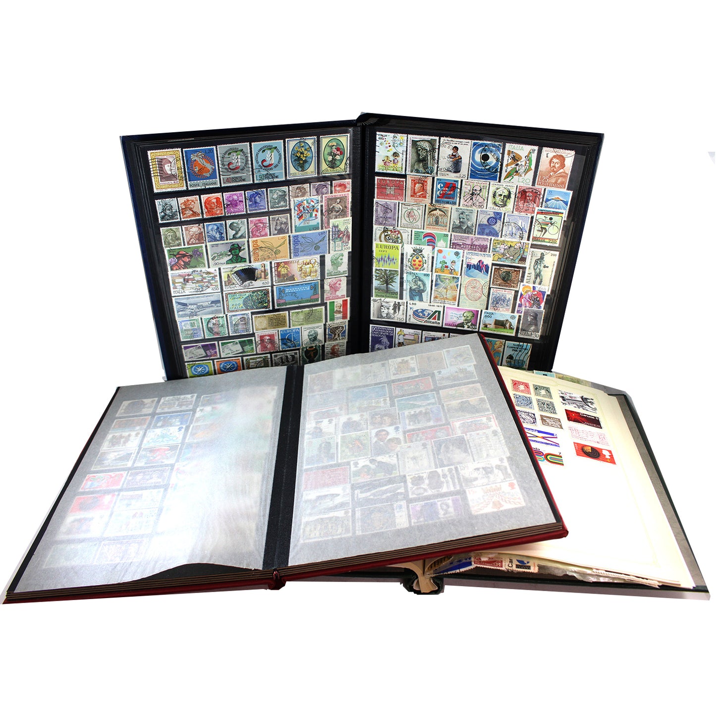 Lot of 3x World Stamps Mostly Mint in Binder, 450Pcs.