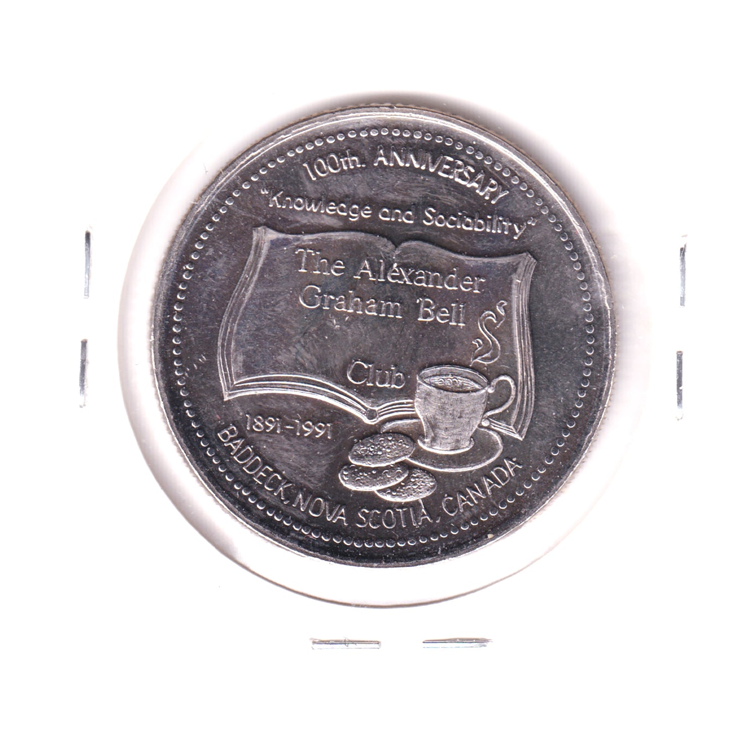 1981 Baddeck, NS 100th Anniversary McPuffin Dollar Token