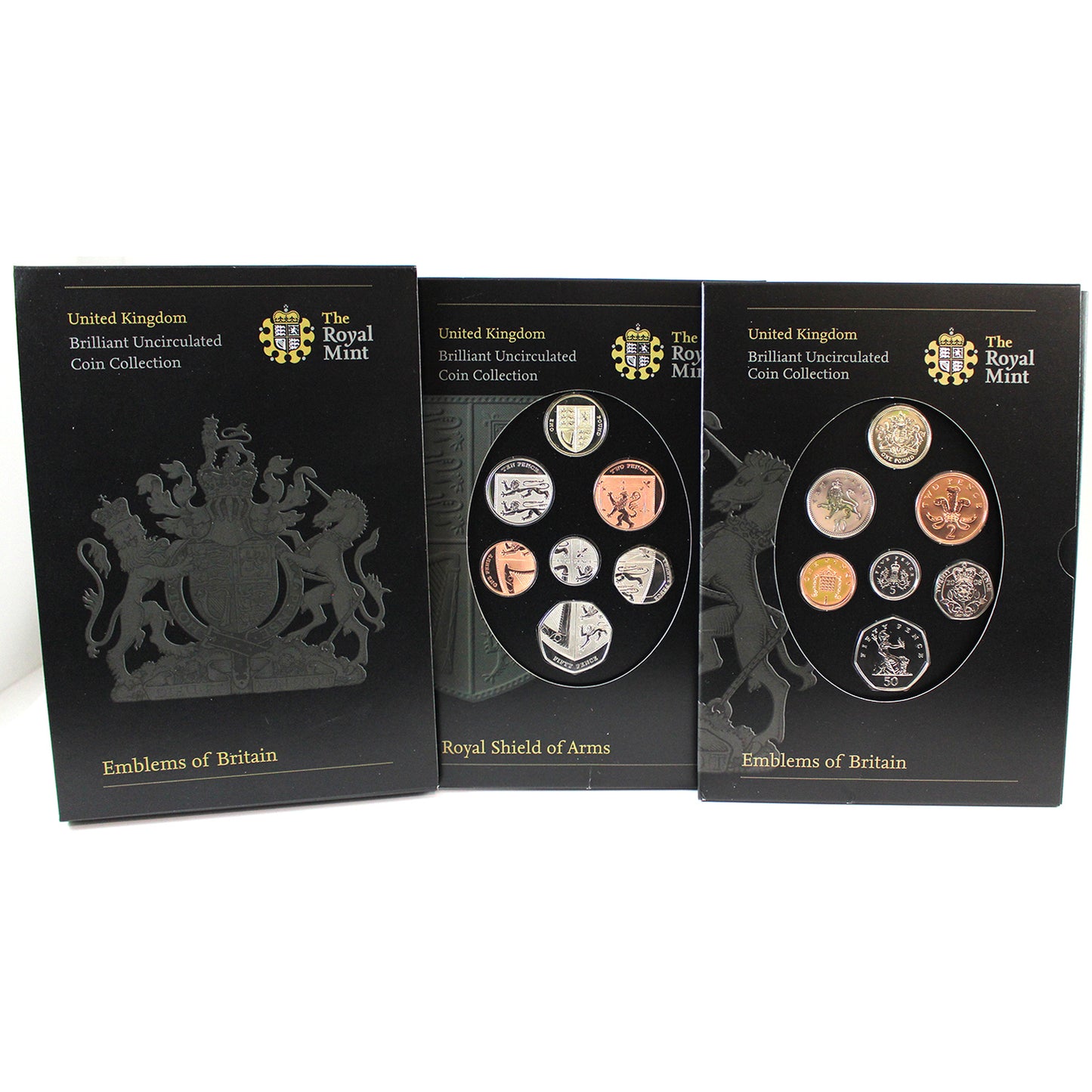 2008 Great Britain Brilliant Uncirculated Coin Collection-Emblems of Britain