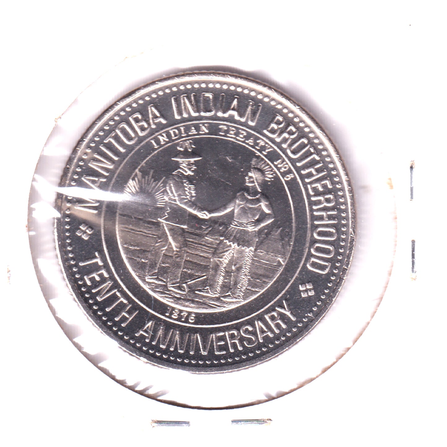 1978 Winnipeg, Manitoba Indian Brotherhood Dollar Token
