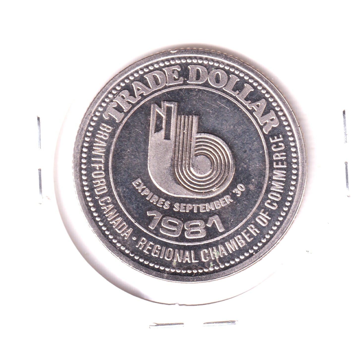 1981 Brantford, ON Trade Dollar Token