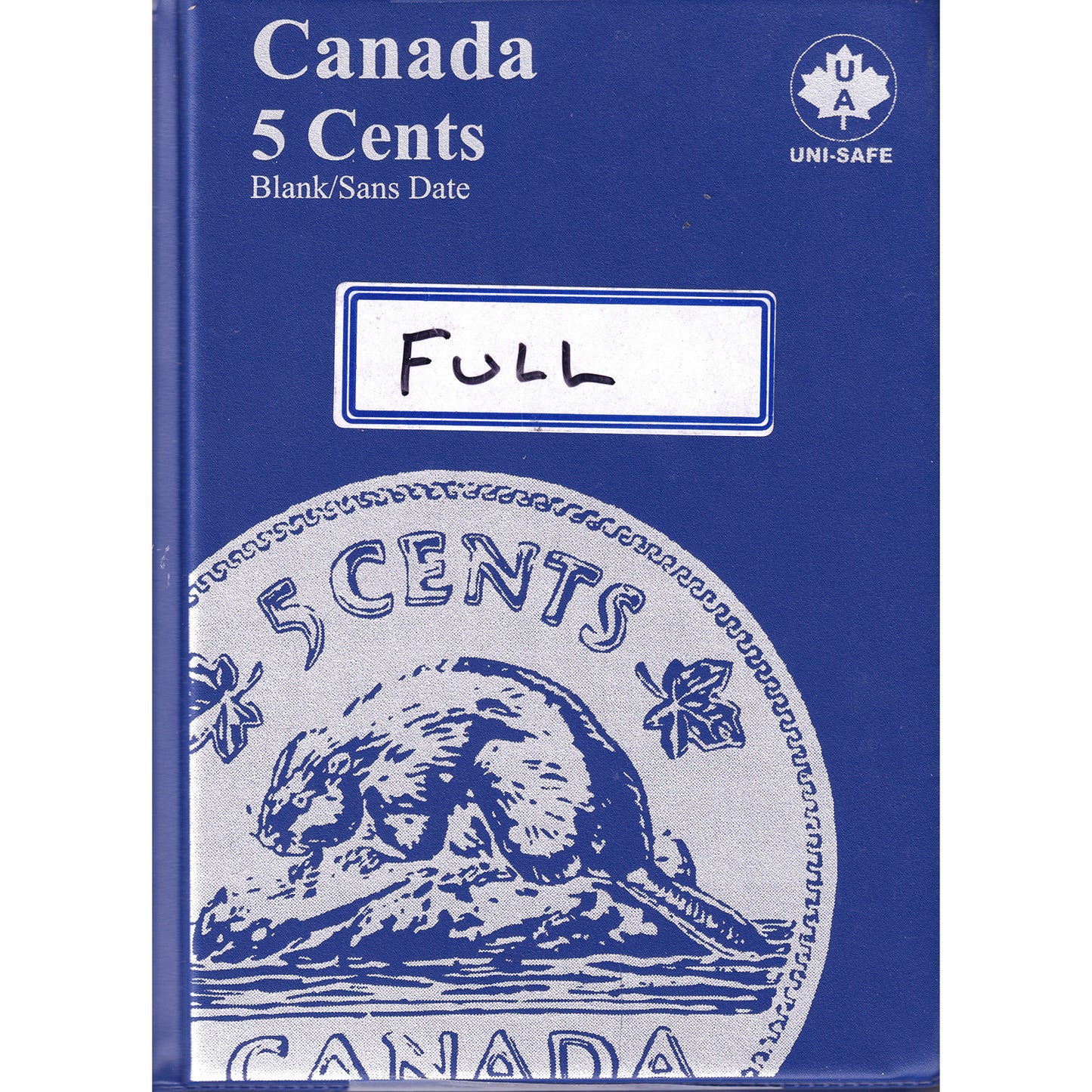 1922-1965 Canada 5-Cents Collection in Uni-Safe Album