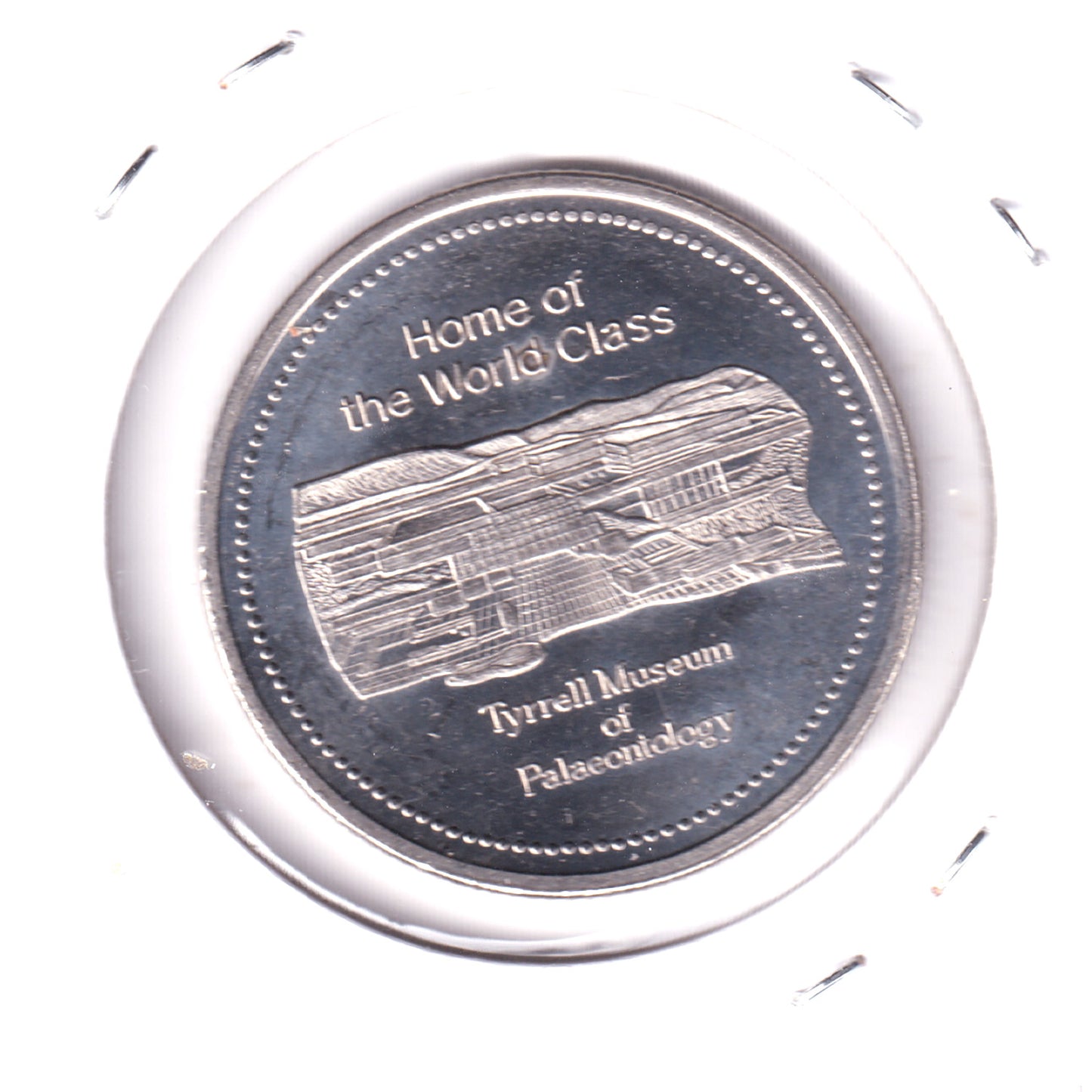 Drumheller, AB Tyrrell Museum Dinosaur Dollar Token