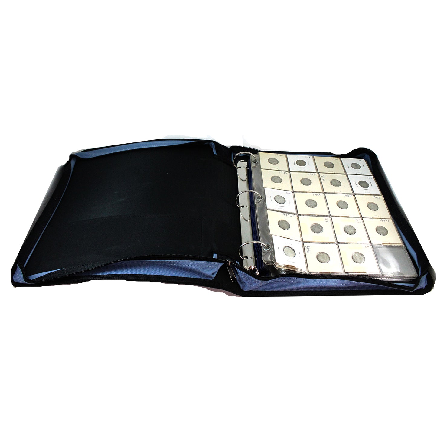 Lot of 97x 1940-2007 Canada 10-Cents in Blue Binder, 97Pcs. (Sold As Is)