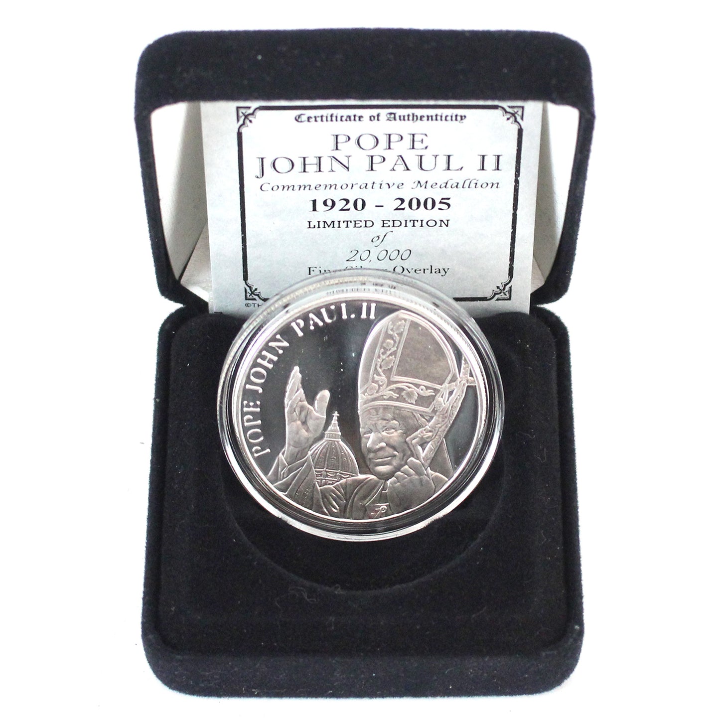 Pope John Paul II Limited Edition Commemorative Medallion (Impaired)