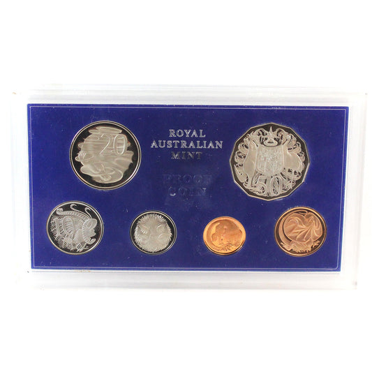1969 Royal Australian Mint 6 Coin Proof Set (missing COA, light toning)