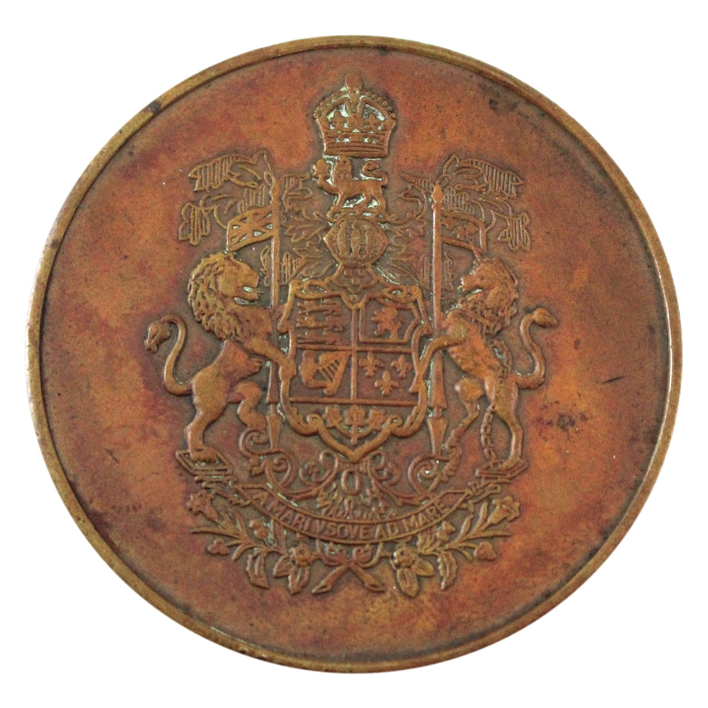 1950 Metropolitan Life Insurance Company Head Office Ottawa Medallion