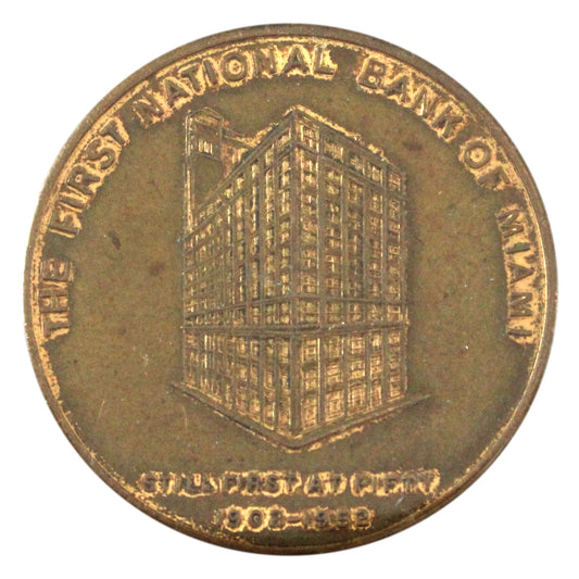 1952 Miami, FL 50 years of the First National Bank Token