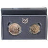 1991 USA Mount Rushmore Anniversary $1 & Half Dollar Set (Scratch on Sleeve)