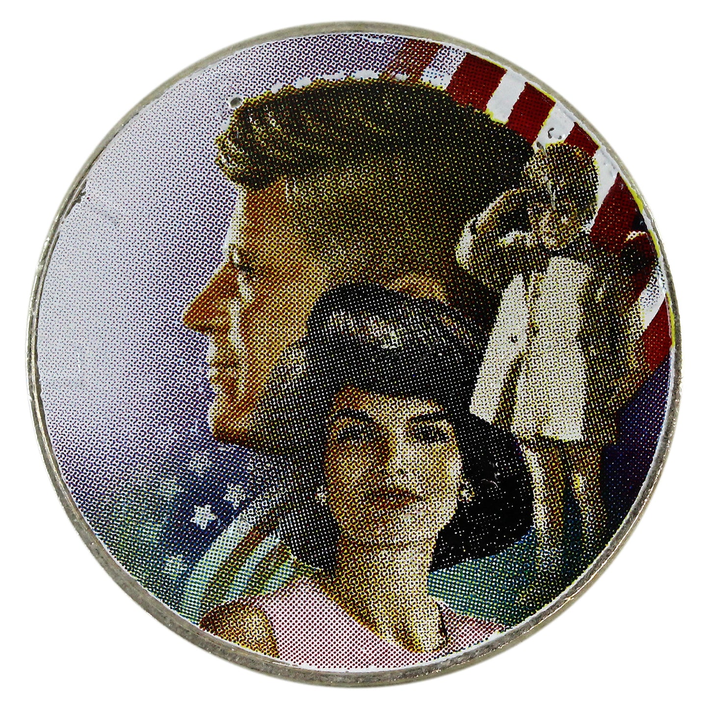 1964 American Historic Society John F. Kennedy Half Dollar in Case (Scratched)