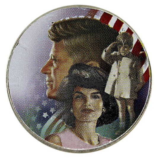 1964 American Historic Society John F. Kennedy Half Dollar in Case (Scratched)