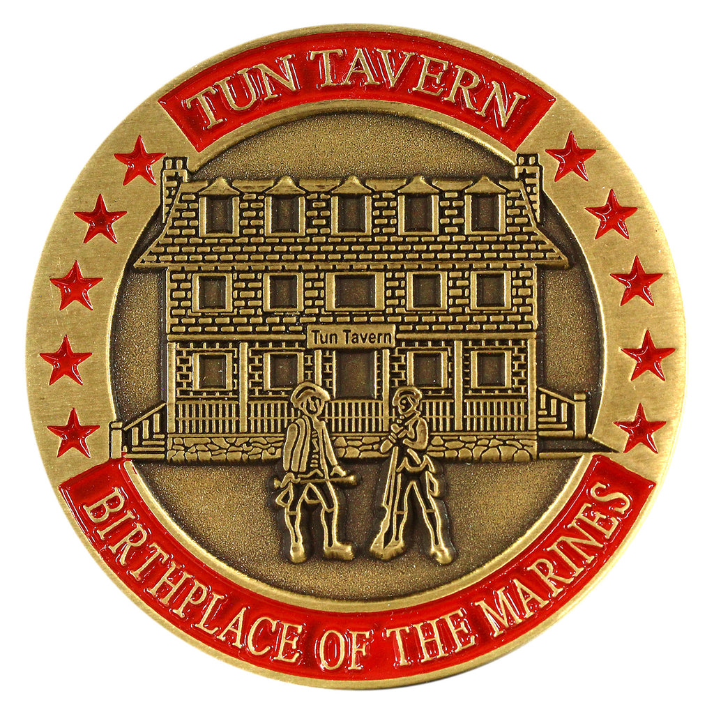 Tun Tavern Birth Place of The U.S Marines Medallion