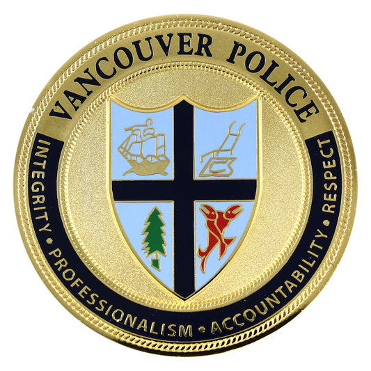 Vancouver Police Since 1886 Challenge Medallion