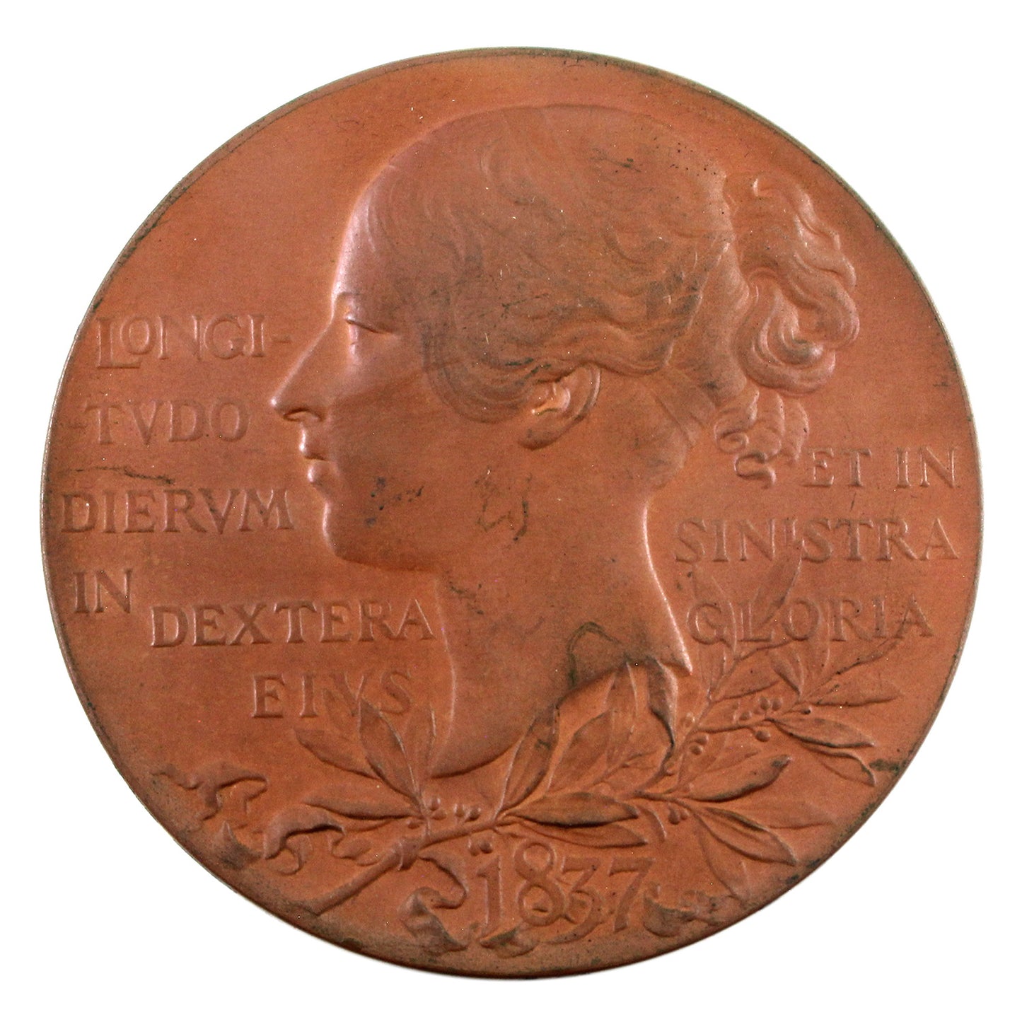 1837-1897 Queen Victoria Diamond Jubilee Bronze Medallion in Case