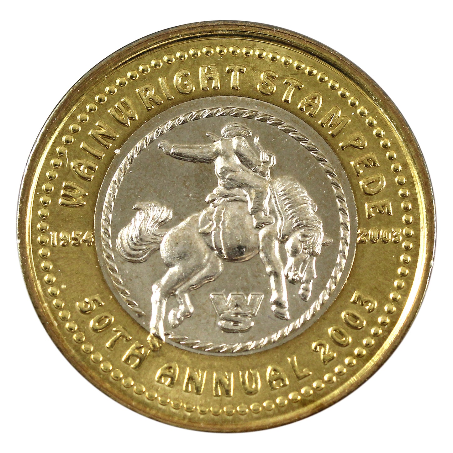 2003 Wainwright, AB, 50th Wainwright Stampede $3 Token