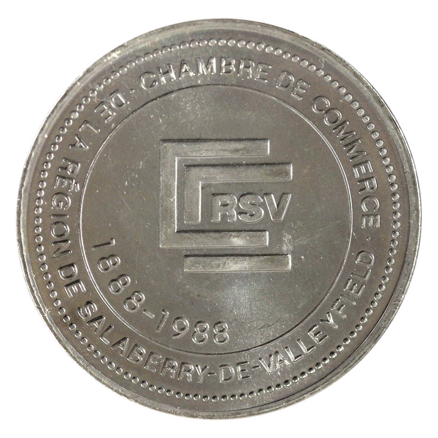 1988 Salaberry-de-Valleyfield 50th Anniversary $2 Token