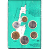 1967 Coins of Isreal Jerusalem 6-coin Specimen Set (Impaired)