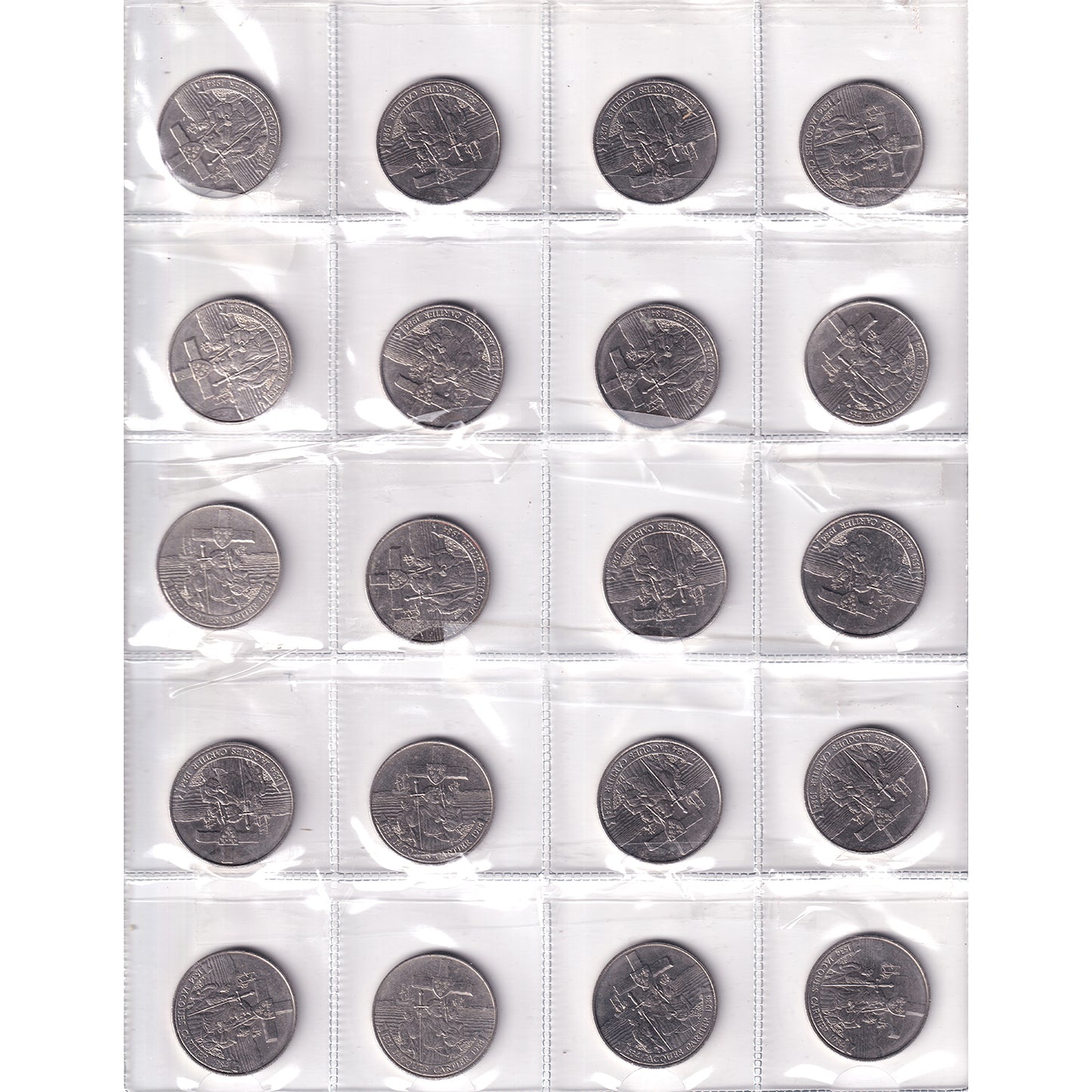 1986-1984 Canada Dollar Collection in Blue Binder