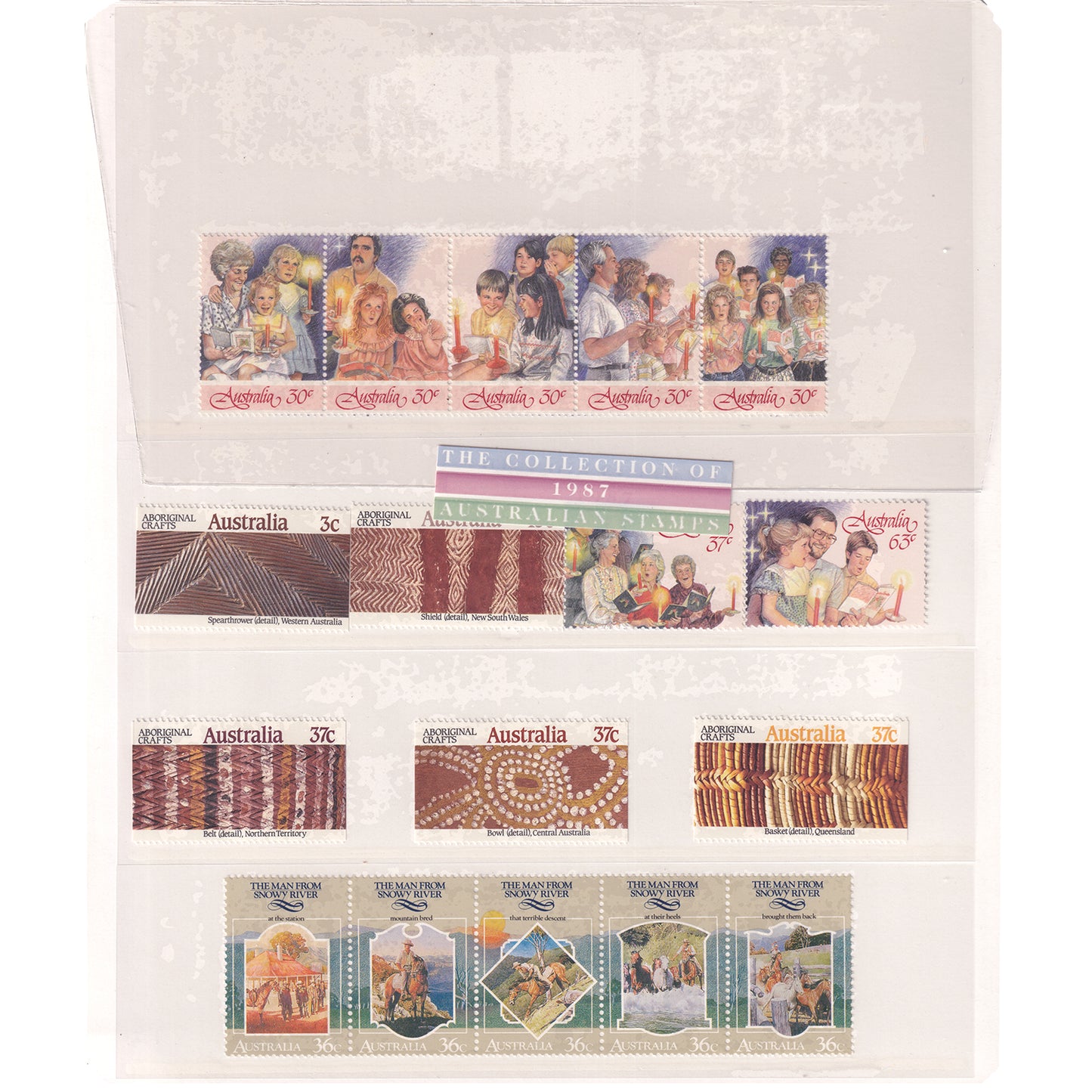 50+ Australia 1987 Stamp Collection