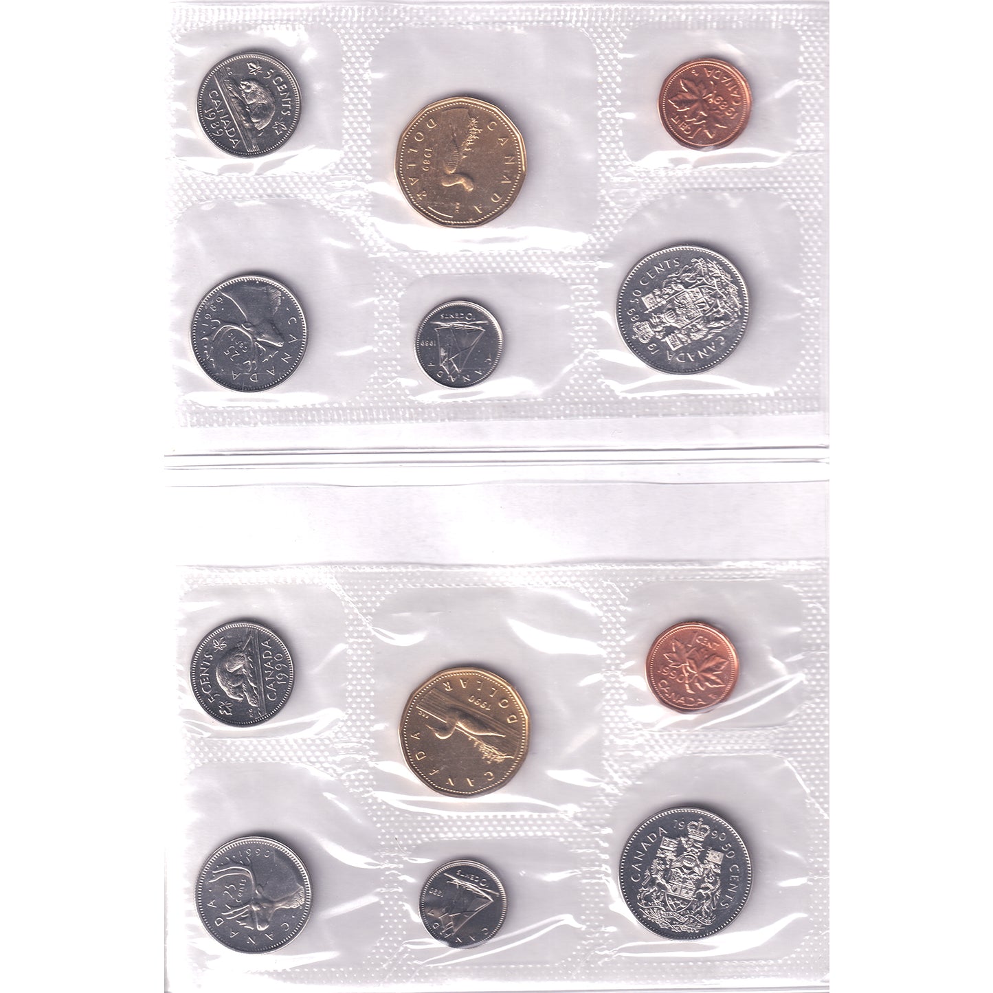 1979-1990 Canada Proof Like Sets in RCM Green Album