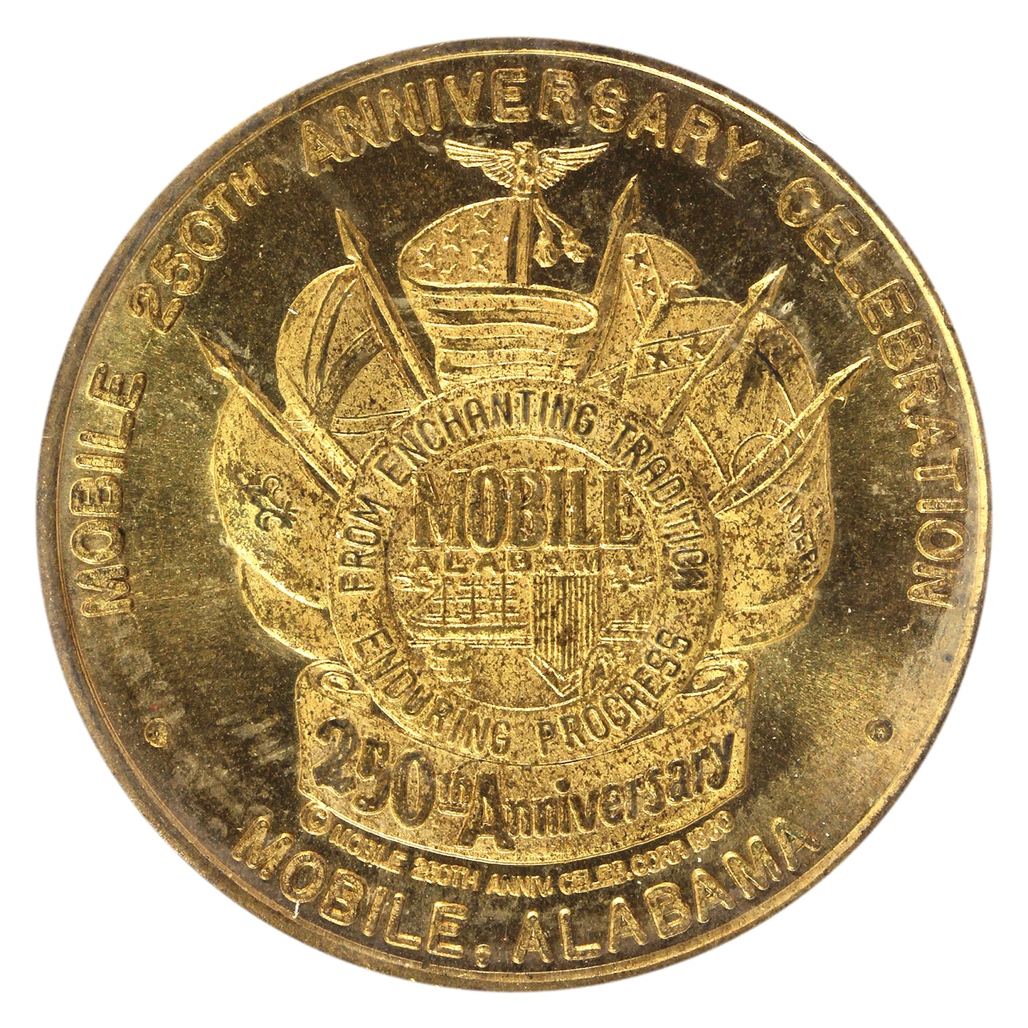 1961 Mobile, AL 250th Anniversary 50-cent Trade Token