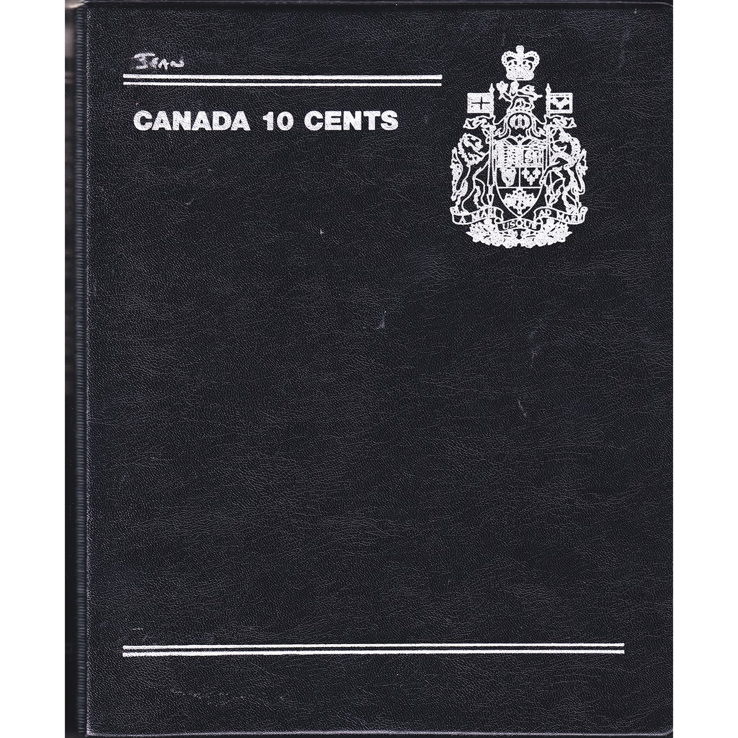 1960-2016 Canada 10-cents Collection in Black Album