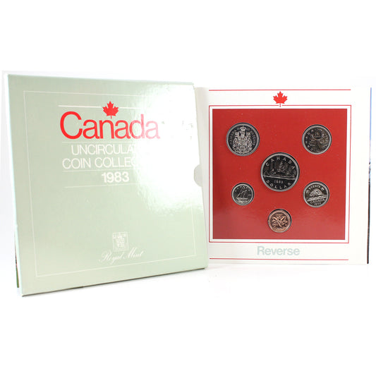1983 Canada 6-coin Set Issued by British Royal Mint (Wear)